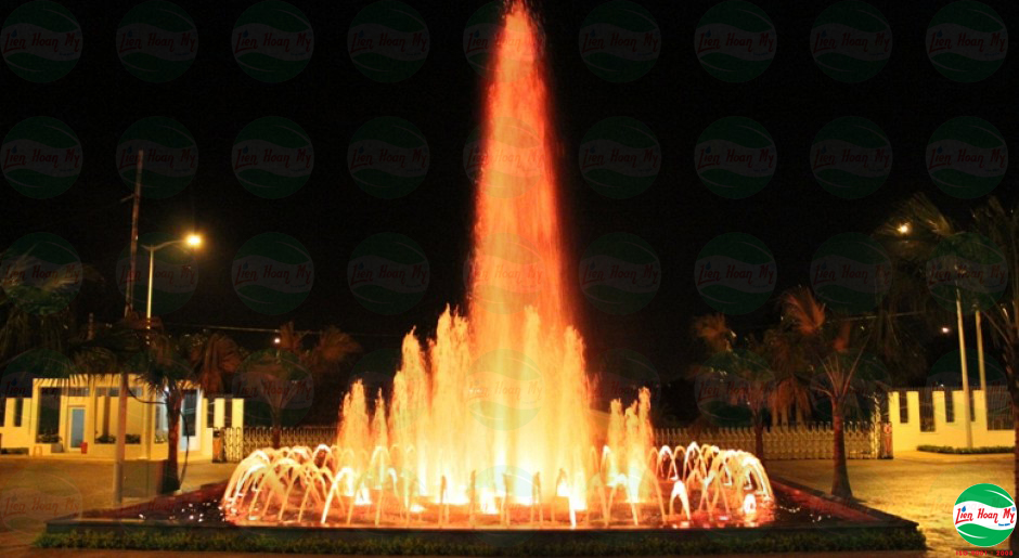 Phun nước nghệ thuật biệt thự Aroma Becamex